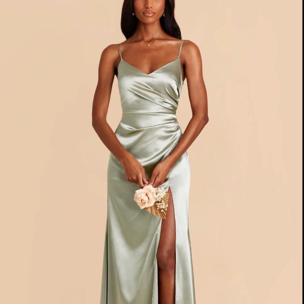 Birdy Grey - Catherine Dress XS Satin Sage